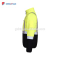 Pilotjacken reflektierende hohe Sichtbarkeit Winterjacke Arbeitsjacke wasserdichte reflektierende Streifen 3m